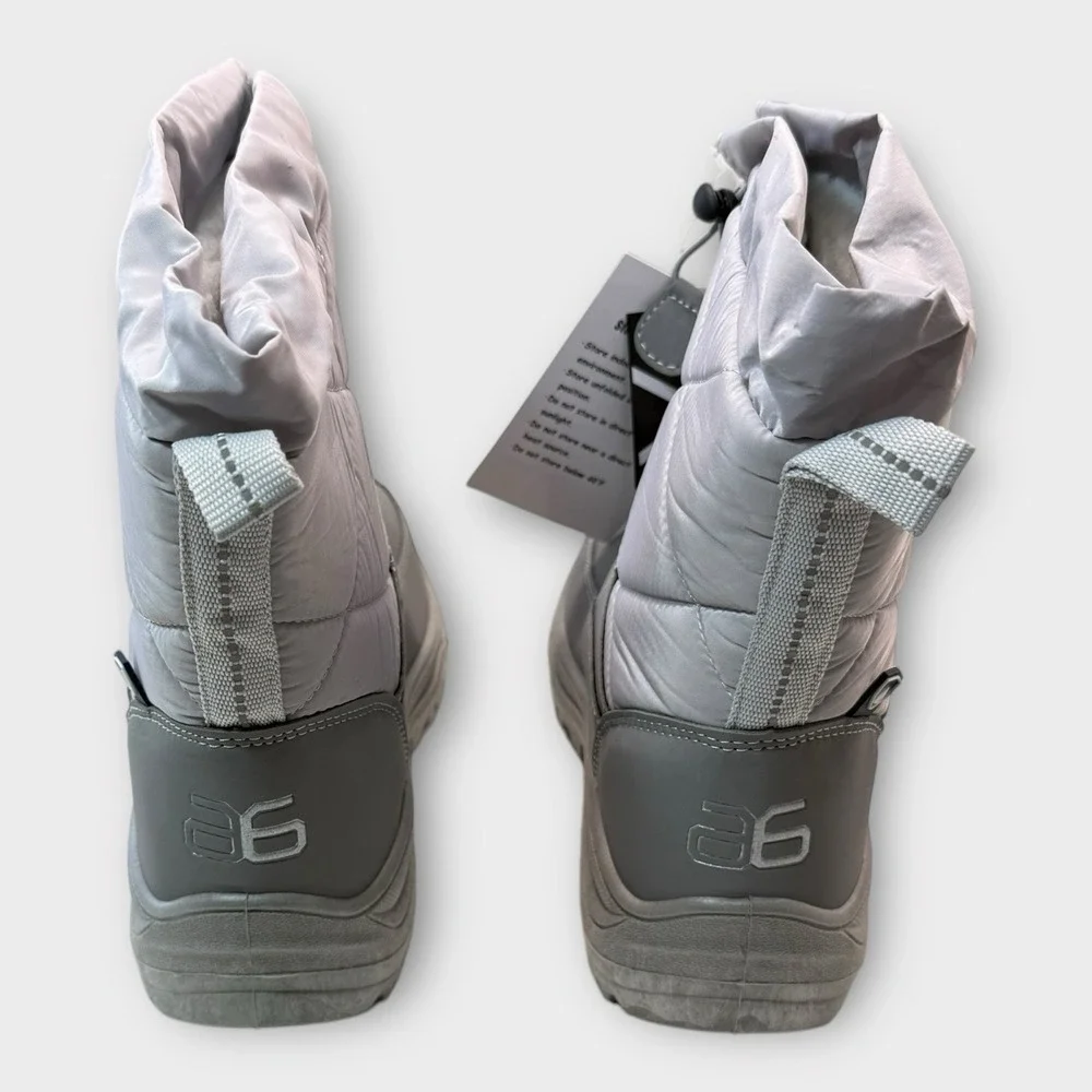 Arctix Tracer Winter Boot Womens Size‎ 6 Greystone Quilted Faux Suede Mid Shaft